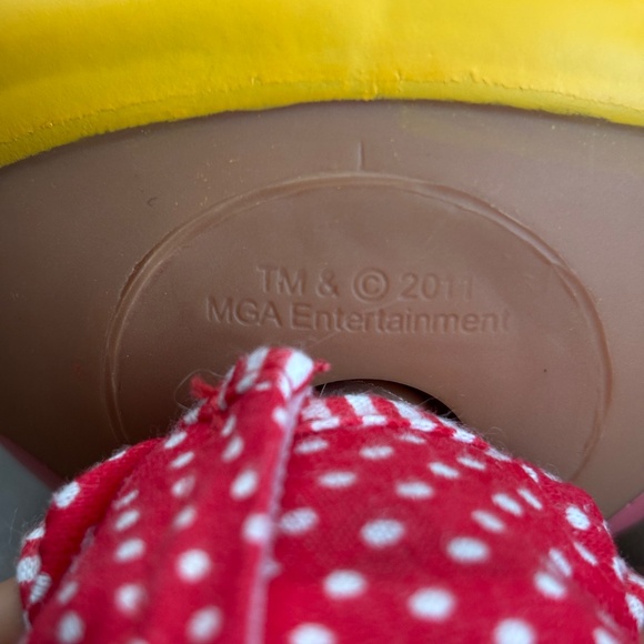 LALALOOPSY 7" Toy Doll Littles SCRIBBLES SPLASH Yellow Hair Finger Painter 2011 - Picture 10 of 10